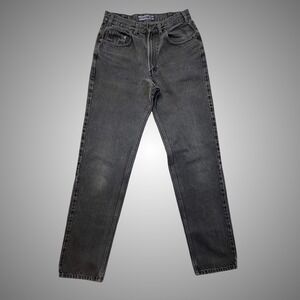 Vintage Gap Easy Fit Jeans Mens 33x34 Faded Black Straight Leg 100% Cotton 90s